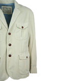 Four-pocket jacket in rock velvet