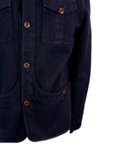 Overshirt in cotone lino