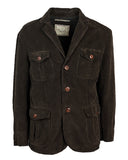 Four-pocket jacket in rock velvet