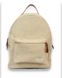 Large Giannutri Backpack in Cotton Canvas - Blue