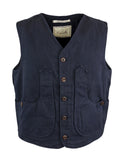 ICONIC VEST IN COTTON LINEN