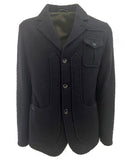 Iconic jacket in casentino wool - Blue