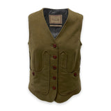 Gilet Arno donna in fustagno collezione 2026 VERDE