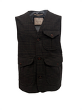 Iconic vest in 500-line velvet