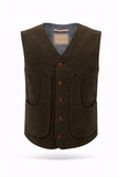 Iconic moleskin cotton vest
