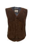 Iconic vest in 500-line velvet