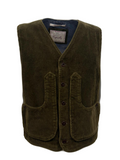 Iconic vest in 500-line velvet
