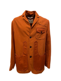 Overshirt in cotone lino