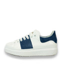 Giannella sneaker with Velor detail - Blue