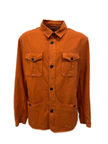 Overshirt in cotone lino