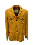 Overshirt in cotone lino