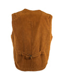 Four-pocket vest in rock velvet
