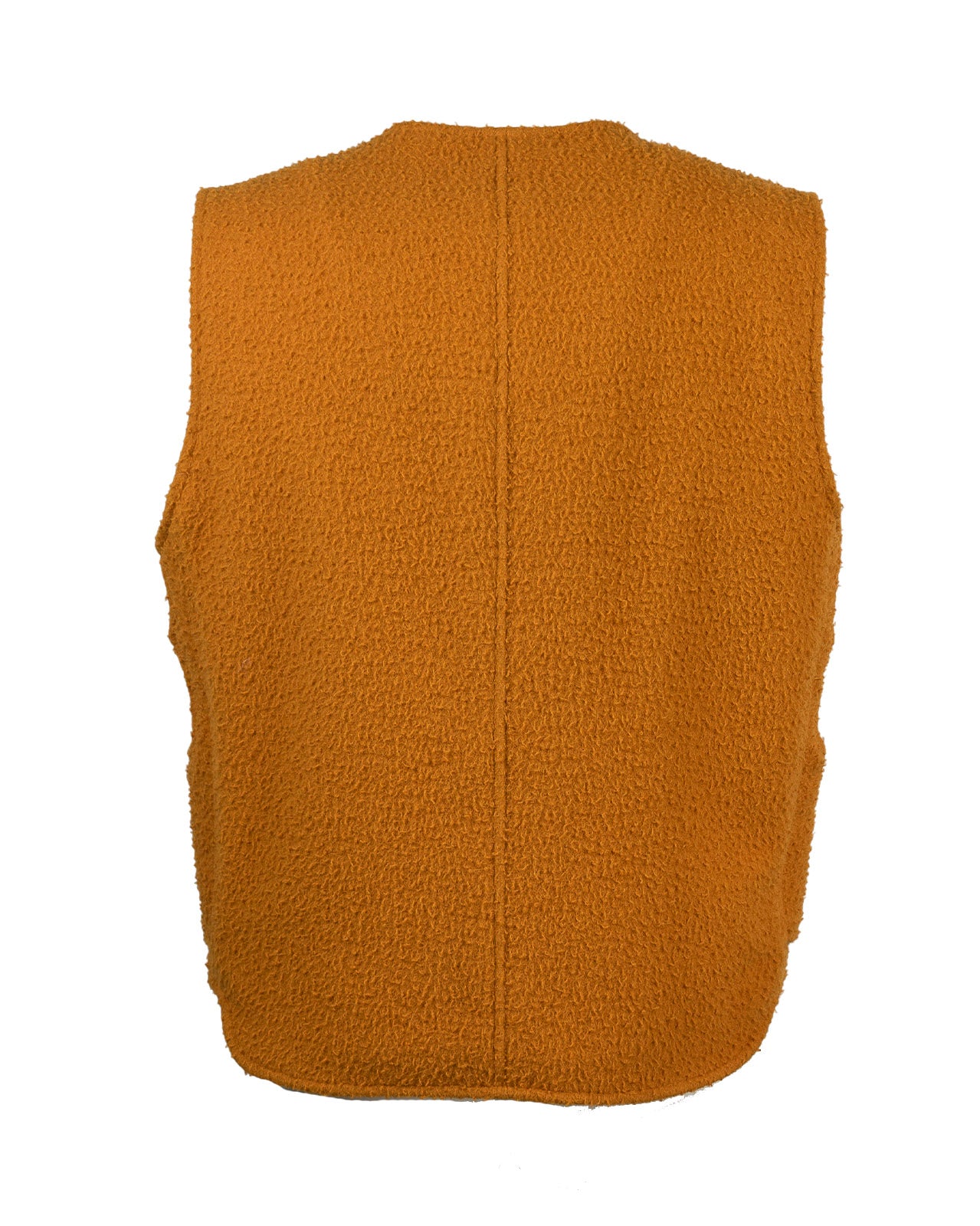 Iconic vest in herringbone wool