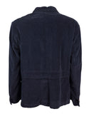 Four-pocket jacket in rock velvet