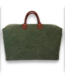 Tasche mit zwei Taschen aus Coccio-Wolle aus Casentino