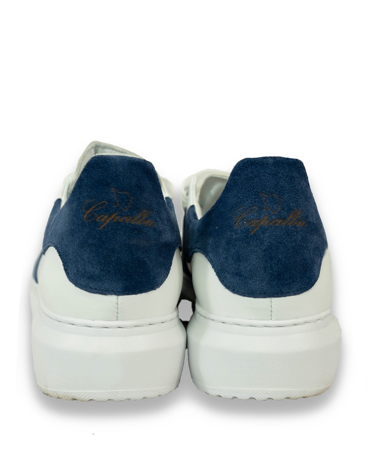 Giannella sneaker with Velor detail - Blue