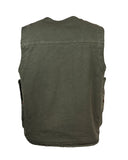 ICONIC VEST IN CANVASS COTTON