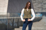 ICONIC WOMAN VEST IN COTTON LINEN