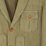 ICONIC JACKET IN COTTON LINEN