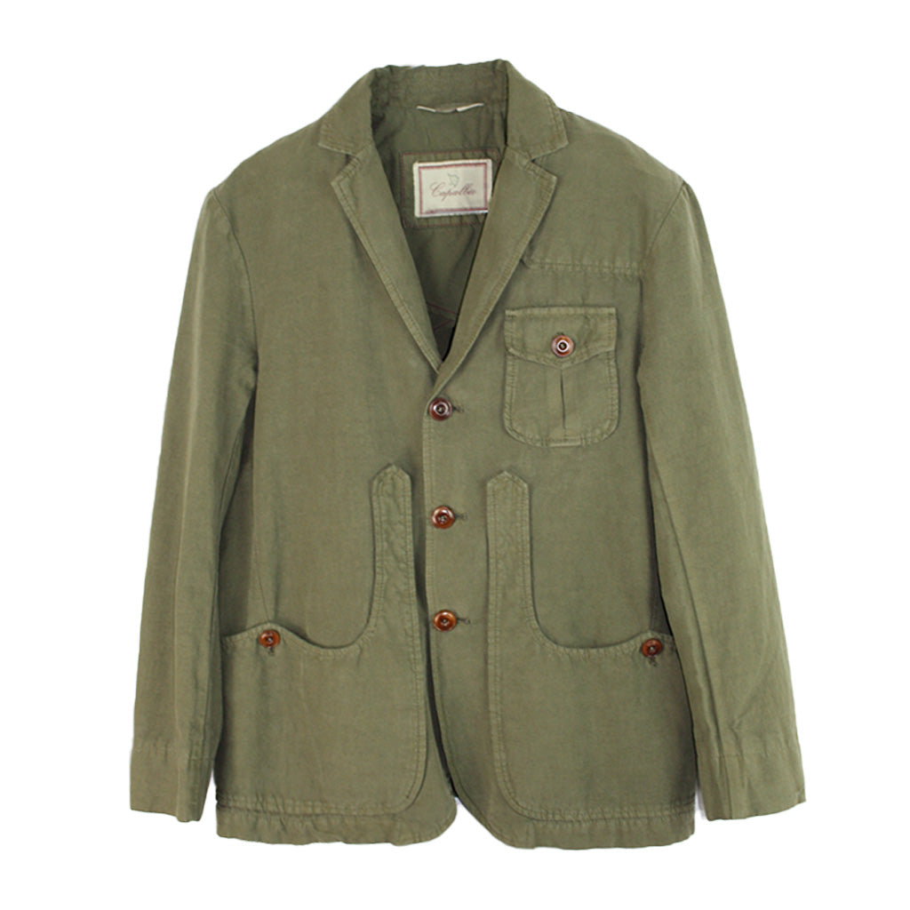 ICONIC JACKET IN COTTON LINEN