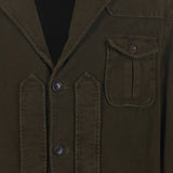 Iconic jacket in moleskin cotton