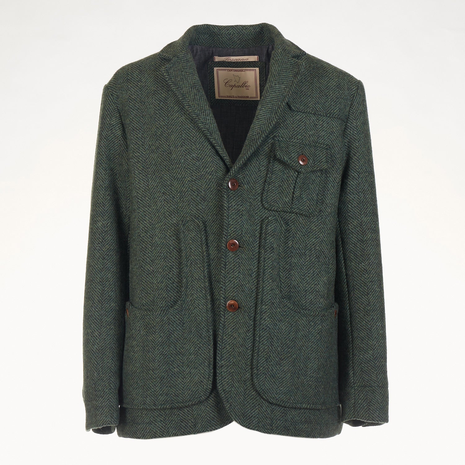 ICONIC JACKET IN RESCA WOOL