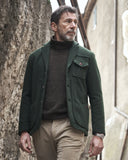 Iconic jacket in Casentino wool