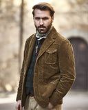 Iconic winter jacket in rock velvet
