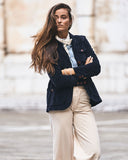 Iconic rocker velvet jacket - Blue