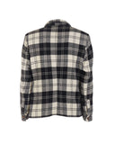 Check wool overshirt