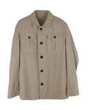 BLOUSON IN COTTON LINEN