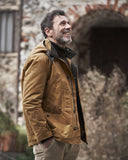 Blouson in cotone waxed