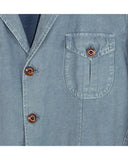 FOUR POCKET JACKET IN COTTON LINEN