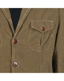 Four-pocket jacket in rock velvet