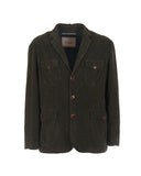 Four-pocket jacket in 500-line velvet