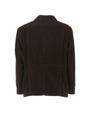 Four-pocket jacket in 500-line velvet