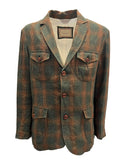 FOUR POCKET JACKET IN COTTON LINEN