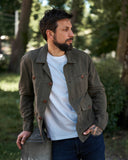 OVERSHIRT IN COTTON LINEN