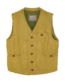 ICONIC VEST IN COTTON LINEN