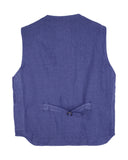 ICONIC VEST IN COTTON LINEN