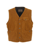 Iconic vest in 500-line velvet