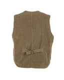 Iconic vest in 500-line velvet