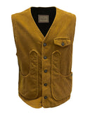 Iconic vest in 500-line velvet