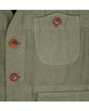 FOUR POCKET VEST IN COTTON LINEN
