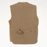 FOUR POCKET VEST IN MOLSKIN COTTON