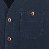 FOUR POCKET VEST IN MOLSKIN COTTON