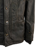 Blouson in cotone waxed