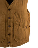 ICONIC VEST IN CANVAS COTTON