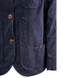 Iconic woman jacket cotton linen- Green