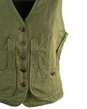 ICONIC WOMAN VEST IN COTTON LINEN